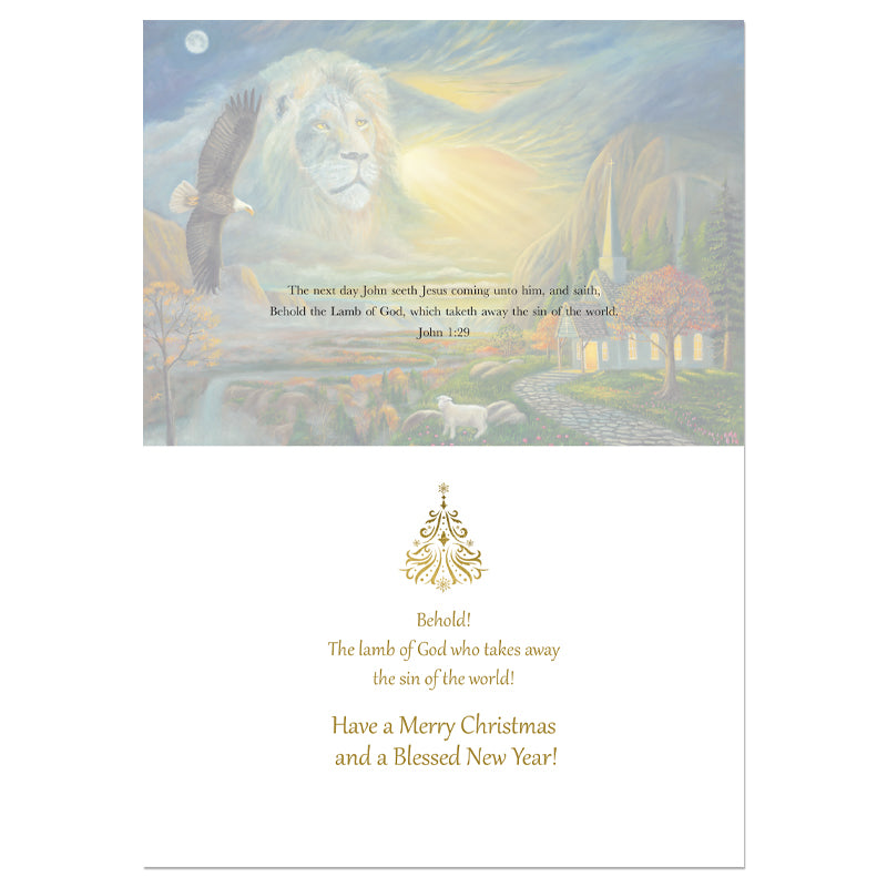 LION WAYMAKER CHRISTMAS CARD