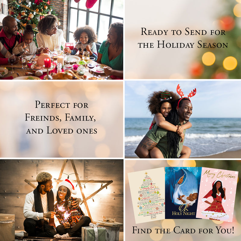 PRAISES GO UP CHRISTMAS CARD - Embossed Christmas Cards Boxed Set - Inspirational Seasonal Designs - Set of 15 (5x7) Cards with Foil-Lined Envelopes & Gold Sticker Seals