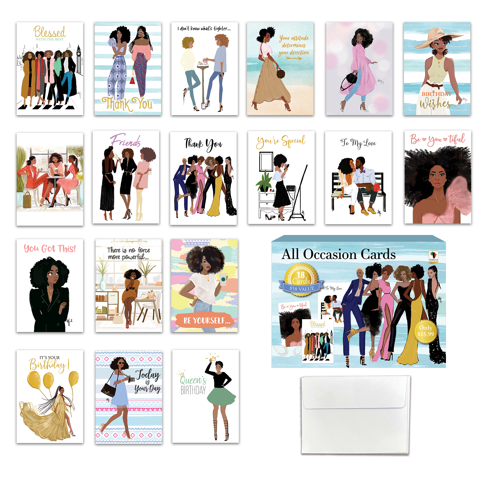 ALL OCCASION ASSORTMENT BOX 14 - SISTER FRIENDS 2