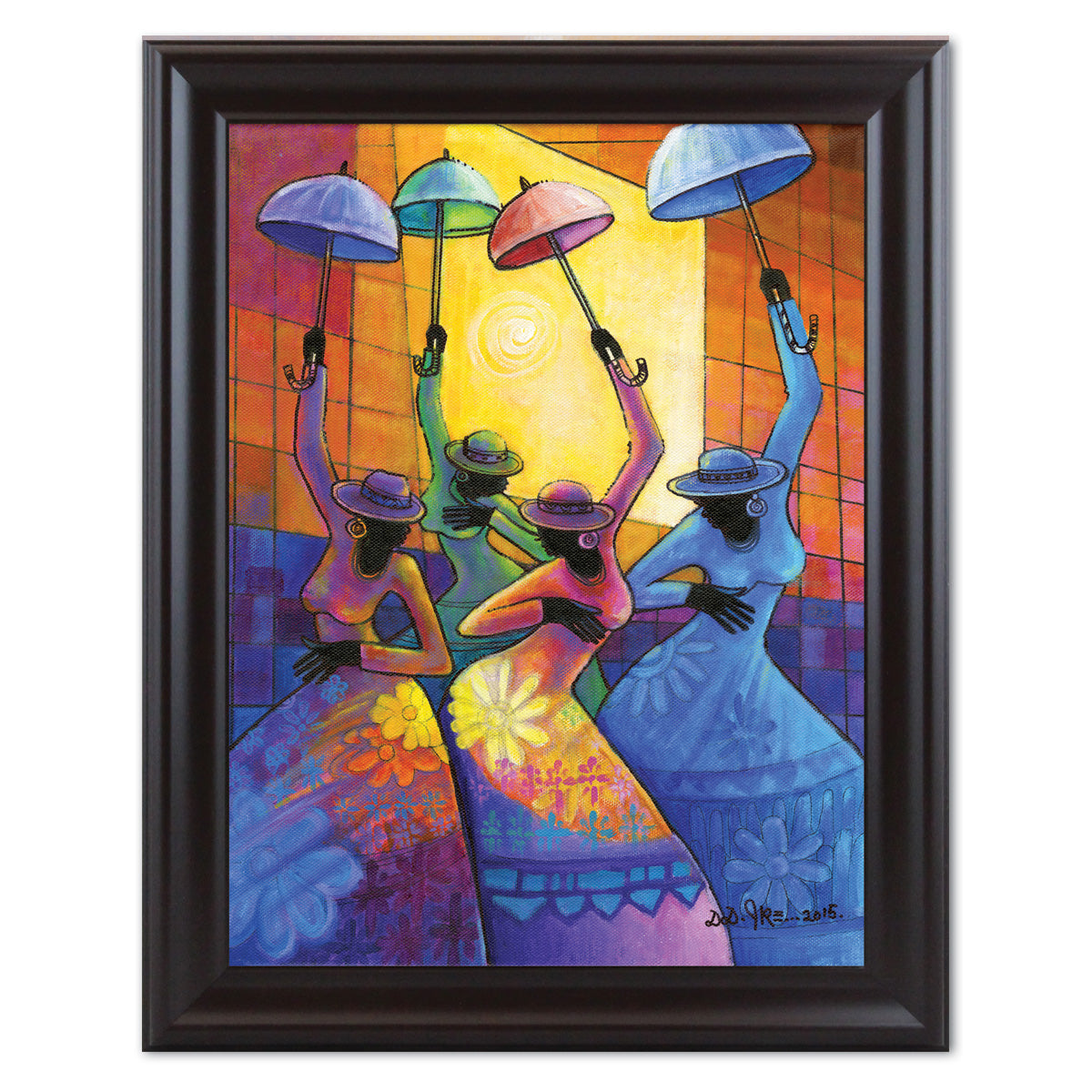 PRAISE THE LORD FRAMED ART