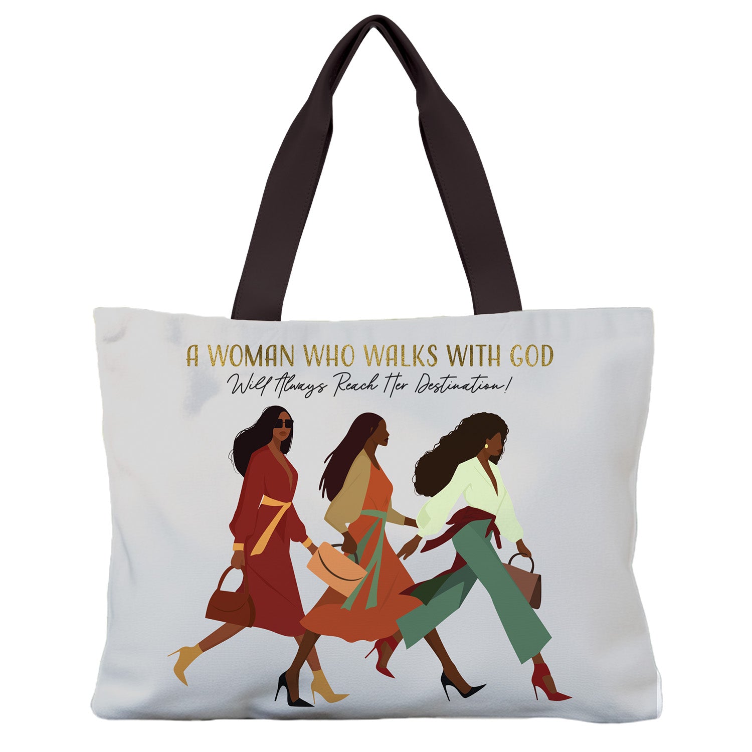 Woman with God Canvas Bag