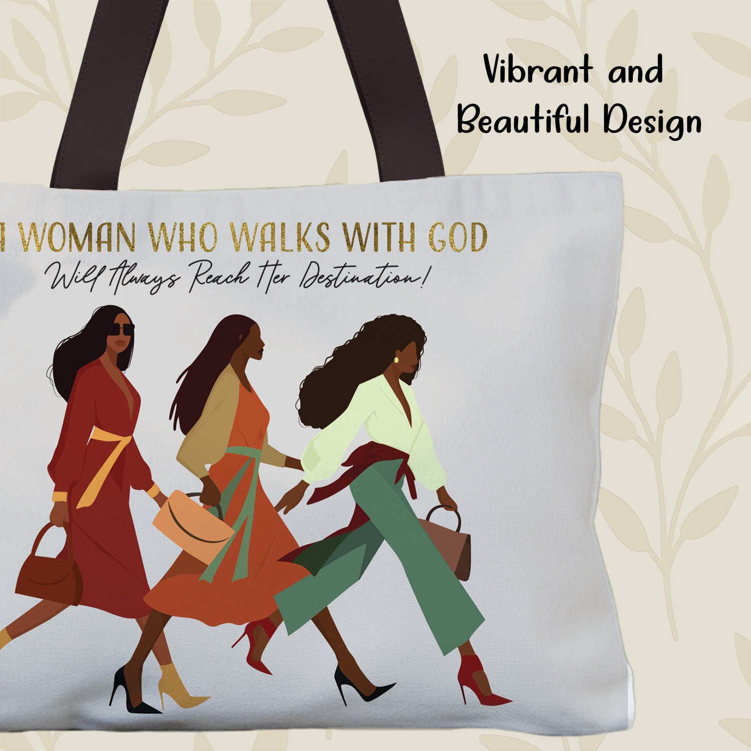 Woman with God Canvas Bag