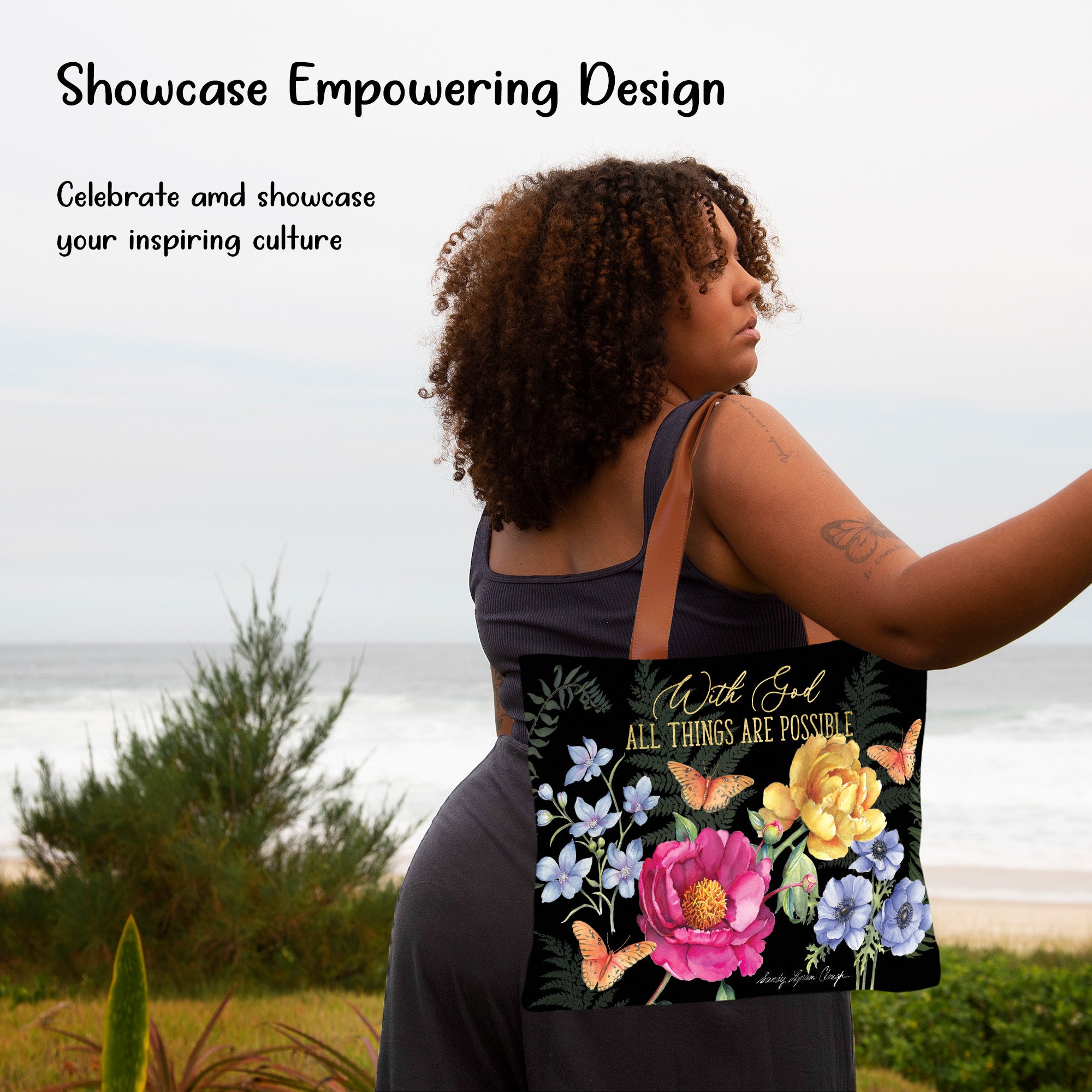 With God All Things Canvas Bag