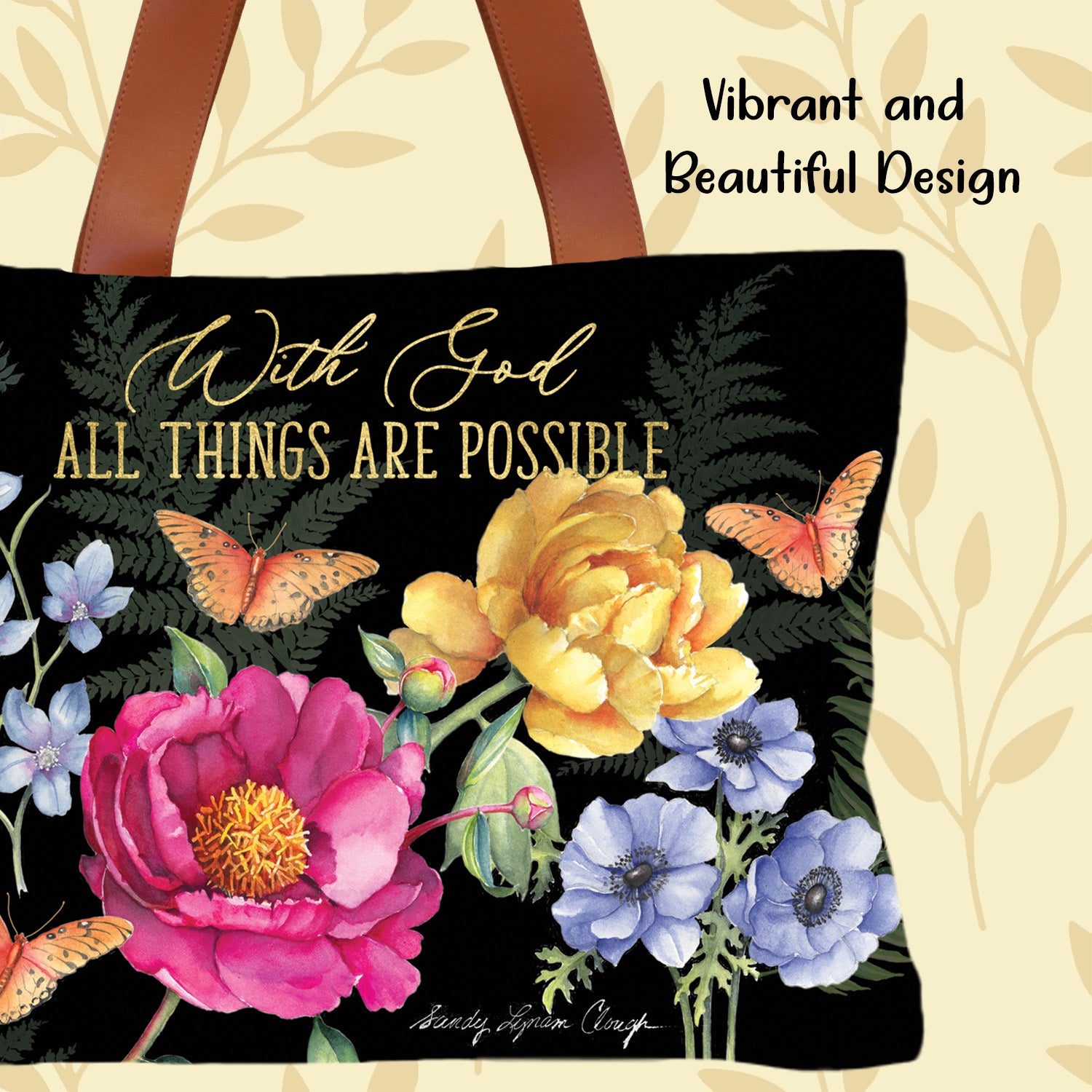 With God All Things Canvas Bag