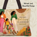 God's Timing Canvas Bag