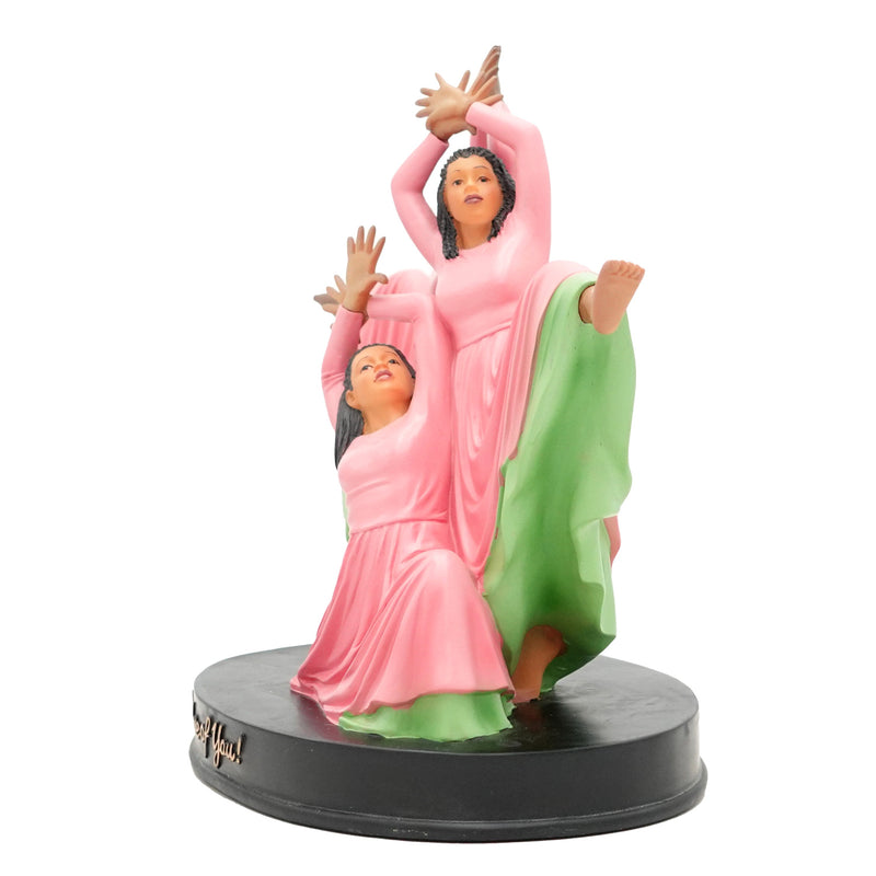 In Awe of You Figurine (Pink/Green)