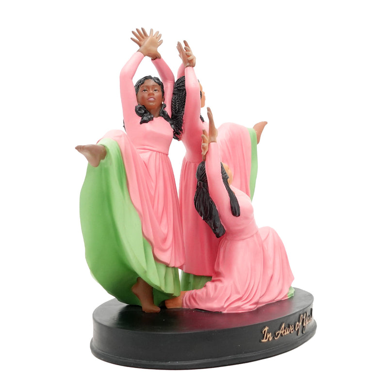 In Awe of You Figurine (Pink/Green)