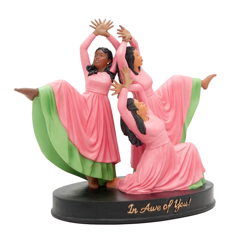 In Awe of You Figurine (Pink/Green)