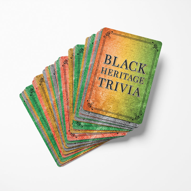 Black Heritage Trivia Game Cards