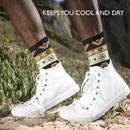 Kuba Black Patterned Men Socks
