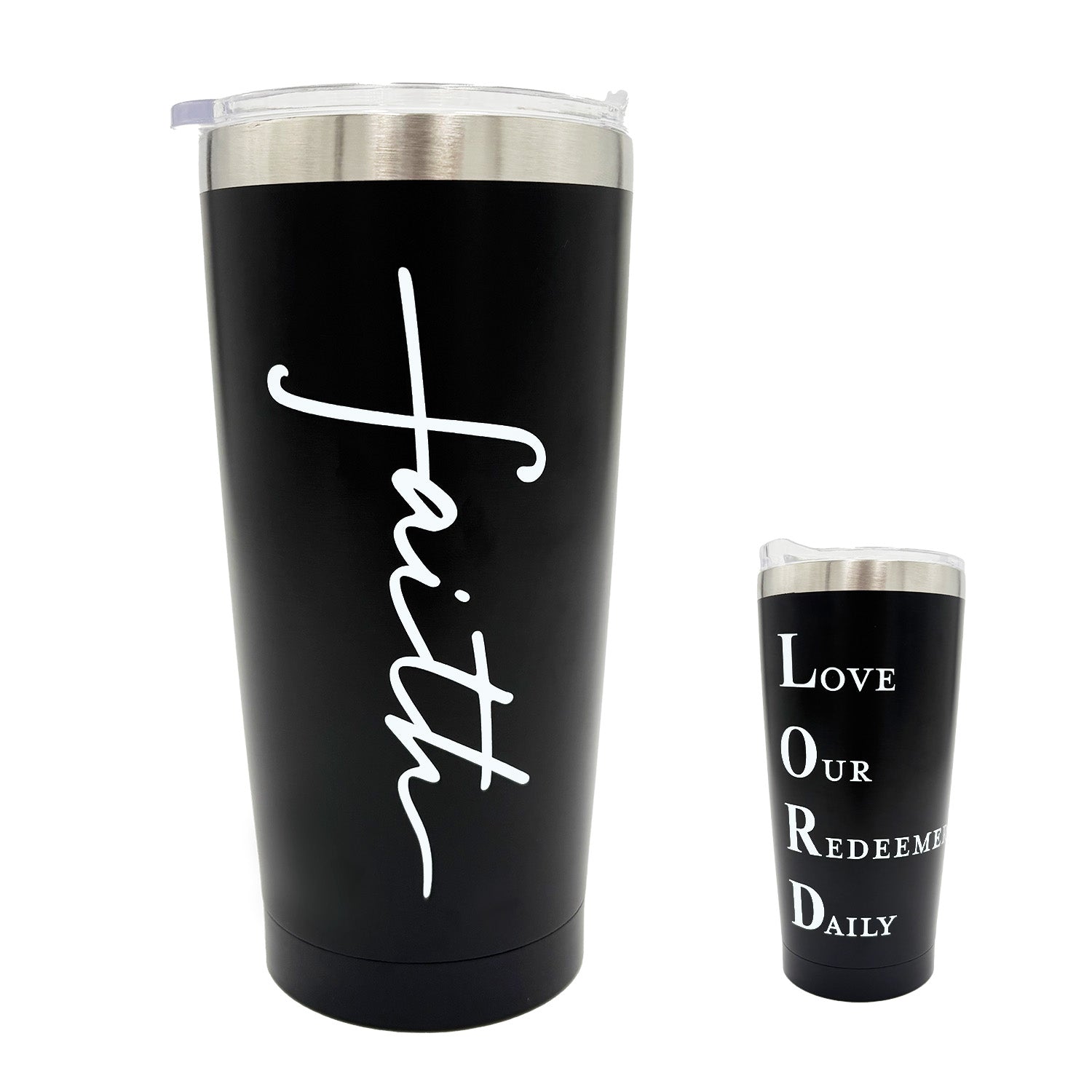 Faith Small Tumbler (Black)