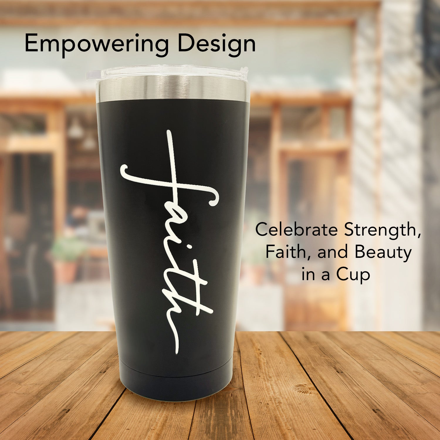 Faith Small Tumbler (Black)