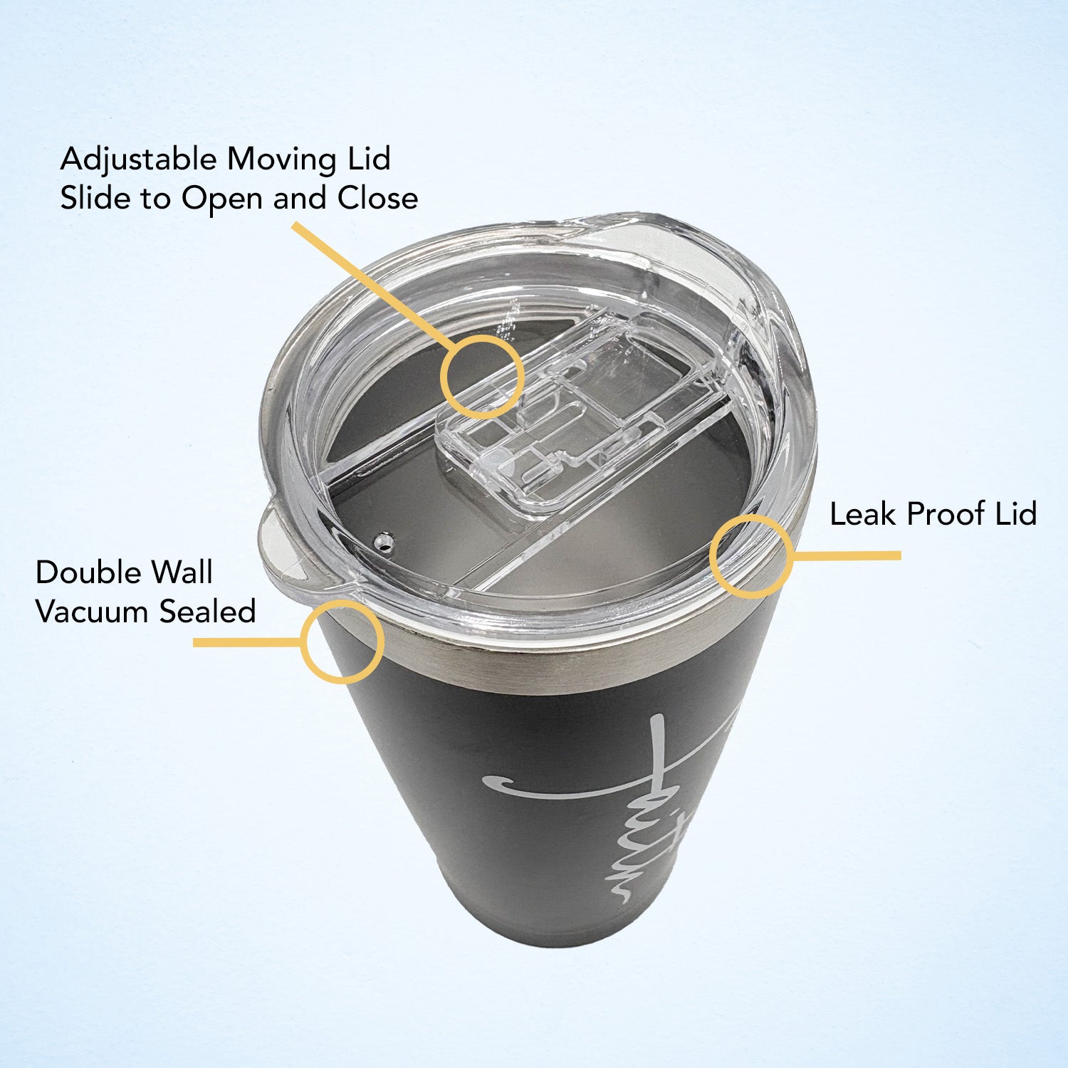 Faith Small Tumbler (Black)