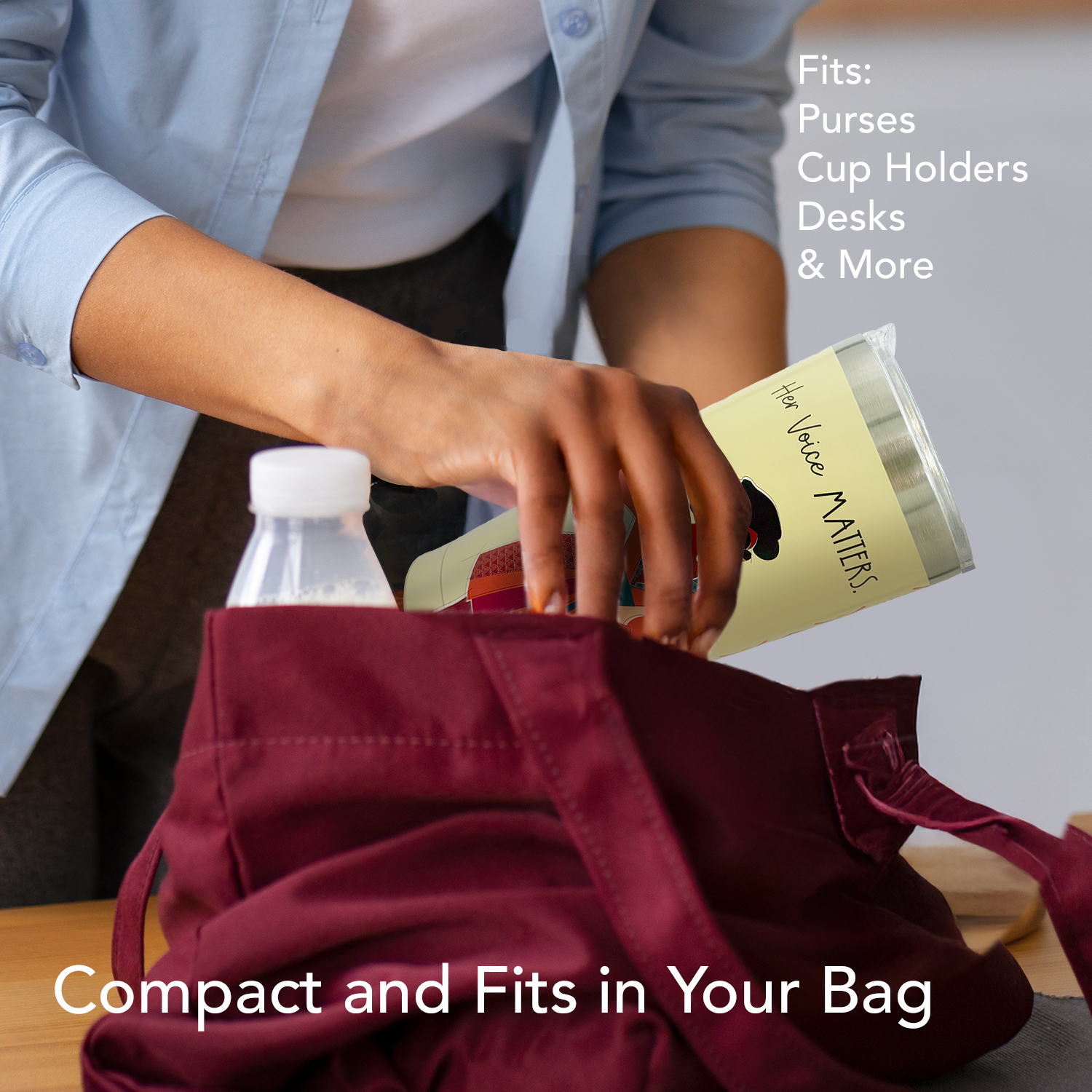 Her Voice Matters Small Tumbler