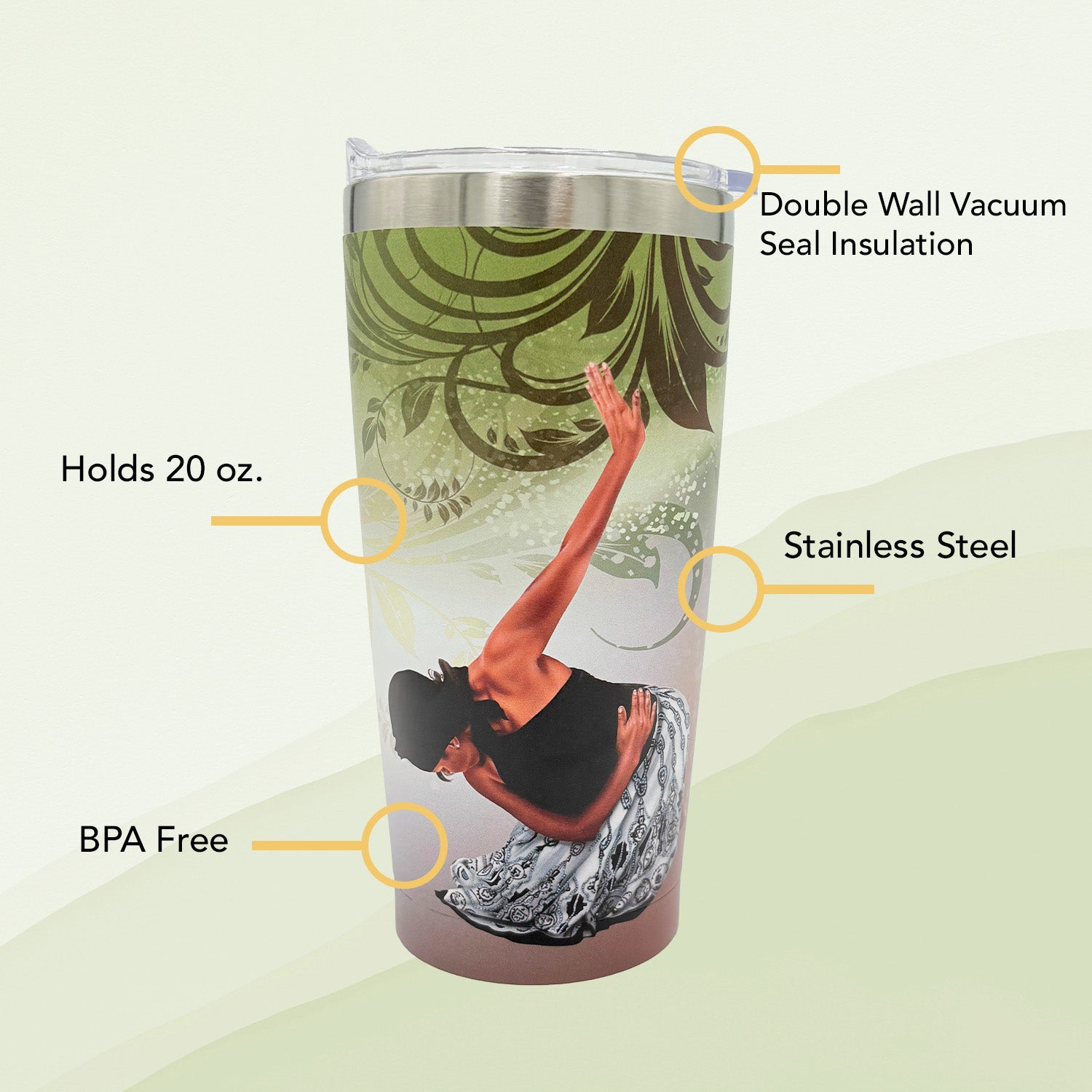 She Who Kneels Small Tumbler