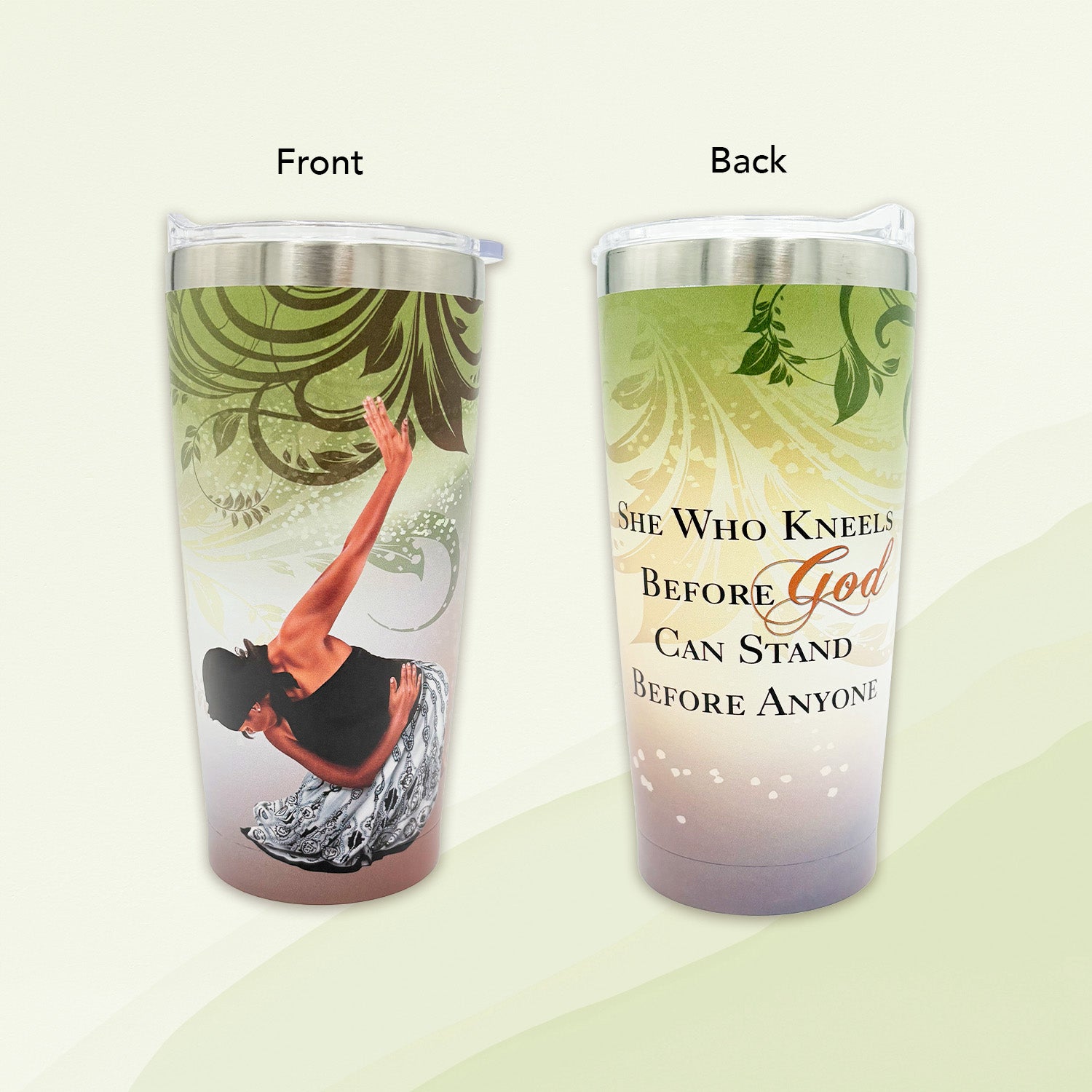 She Who Kneels Small Tumbler