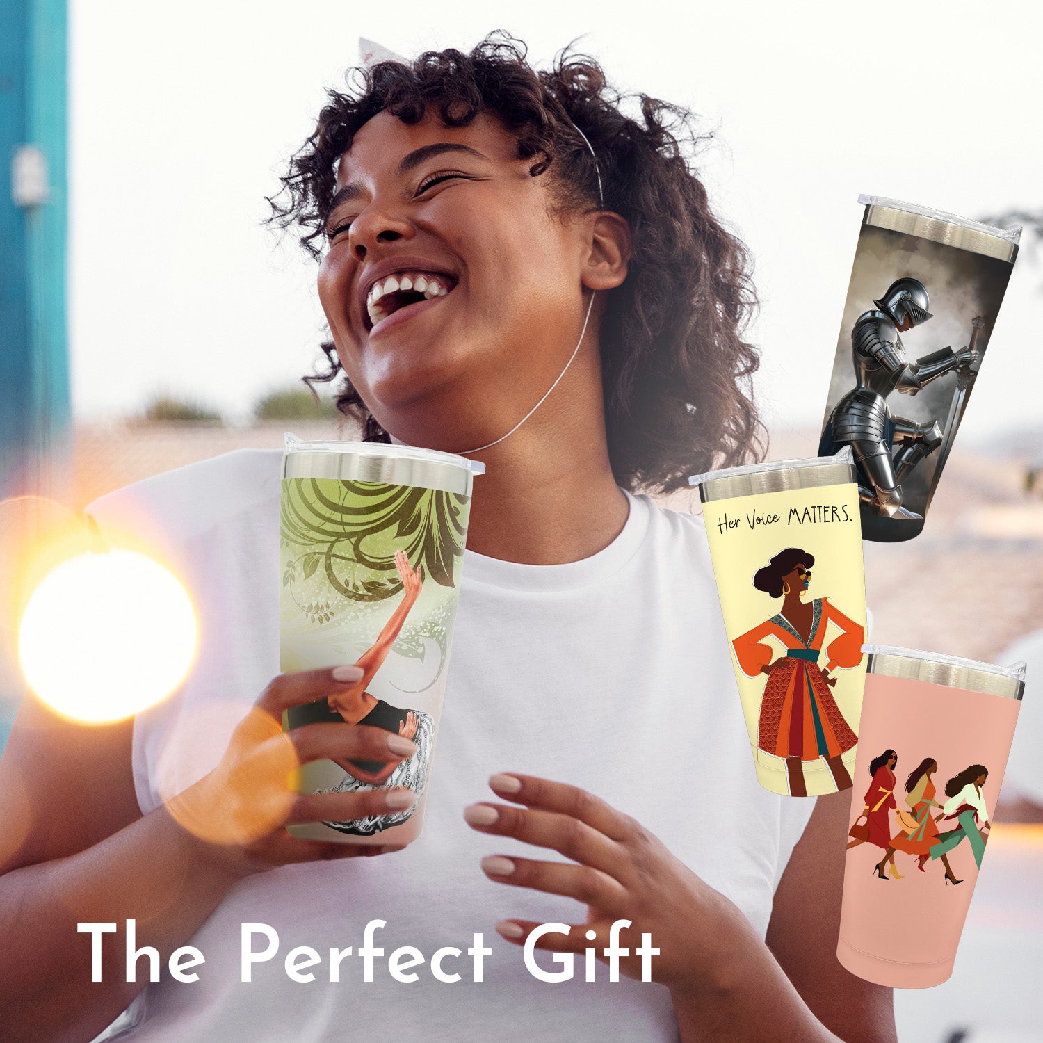 She Who Kneels Small Tumbler