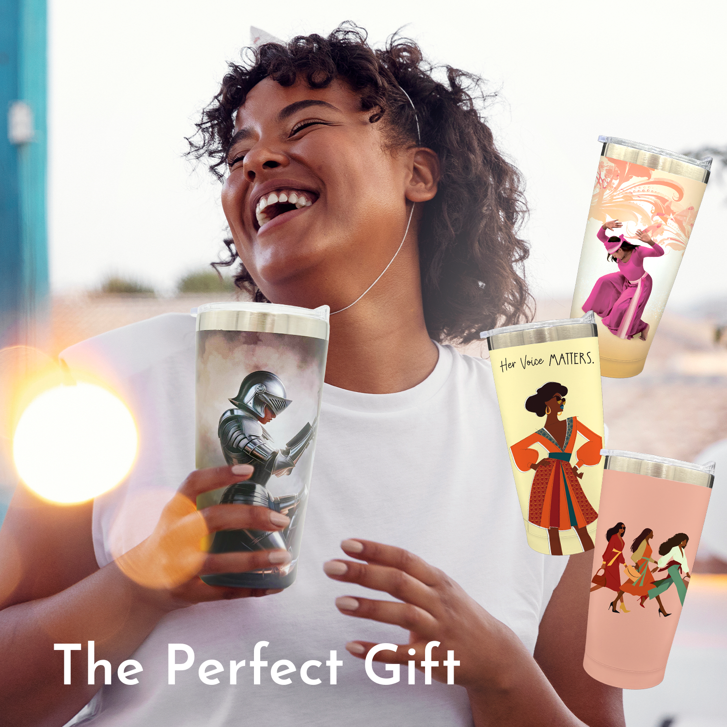 Woman Warrior Small Tumbler