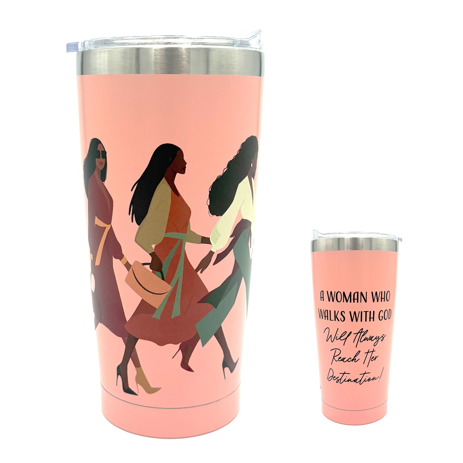 Woman With God Small Tumbler