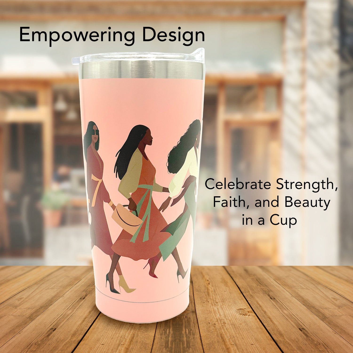 Woman With God Small Tumbler