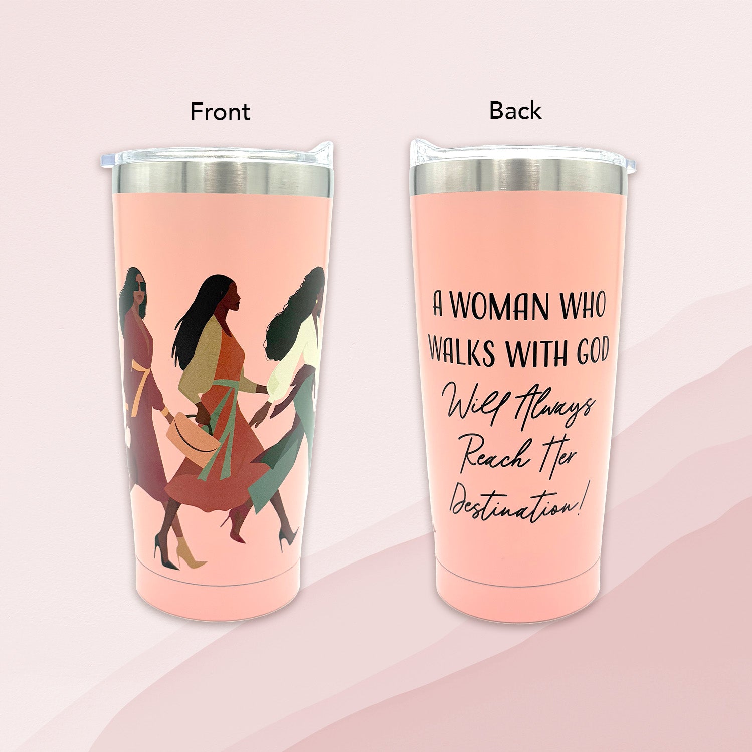 Woman With God Small Tumbler
