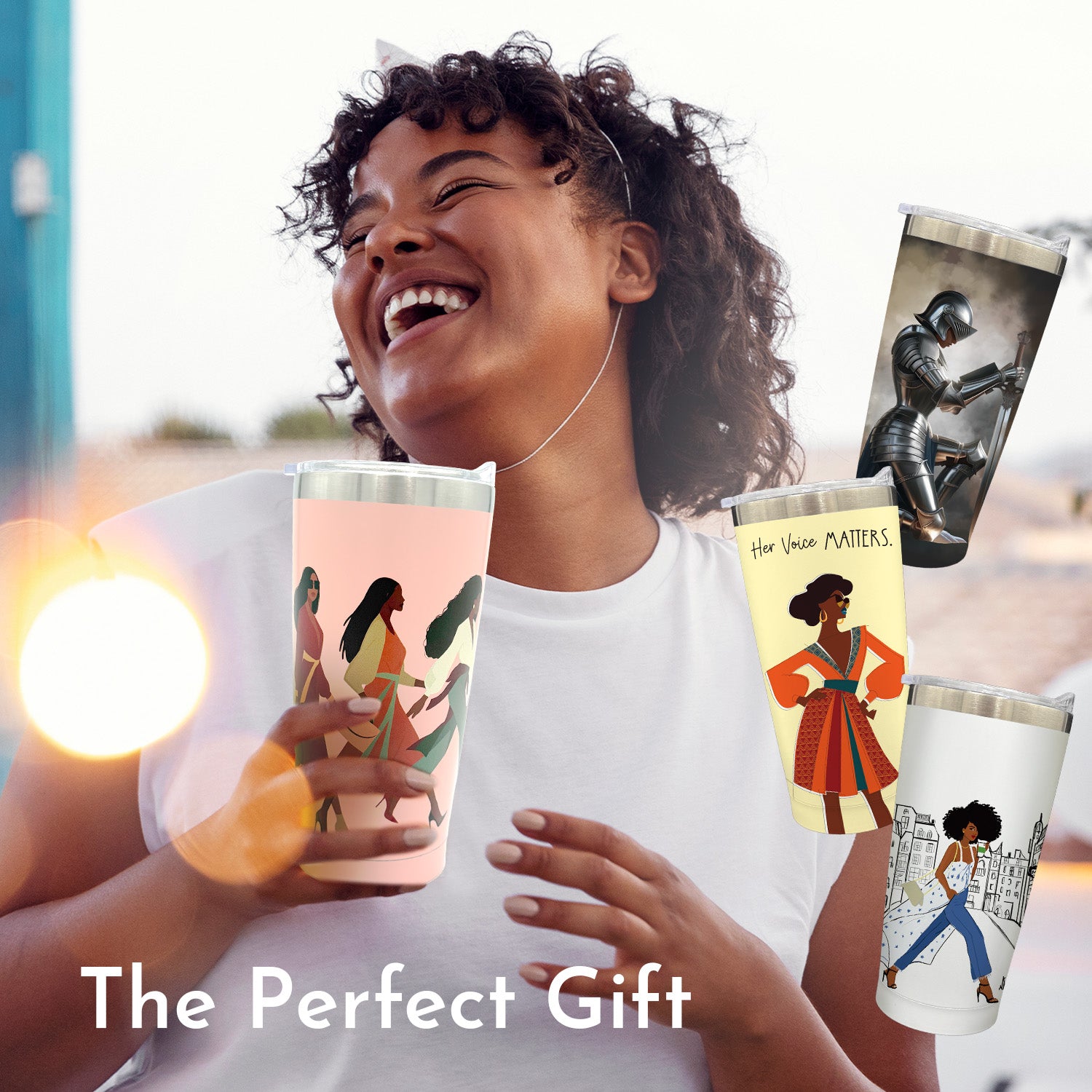 Woman With God Small Tumbler