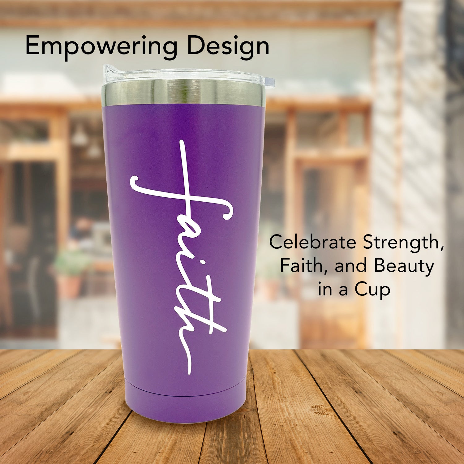 Faith Small Tumbler (Purple)