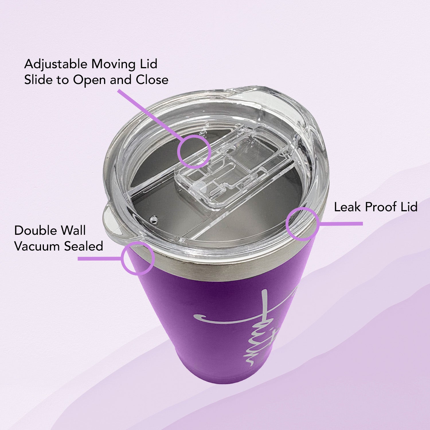 Faith Small Tumbler (Purple)