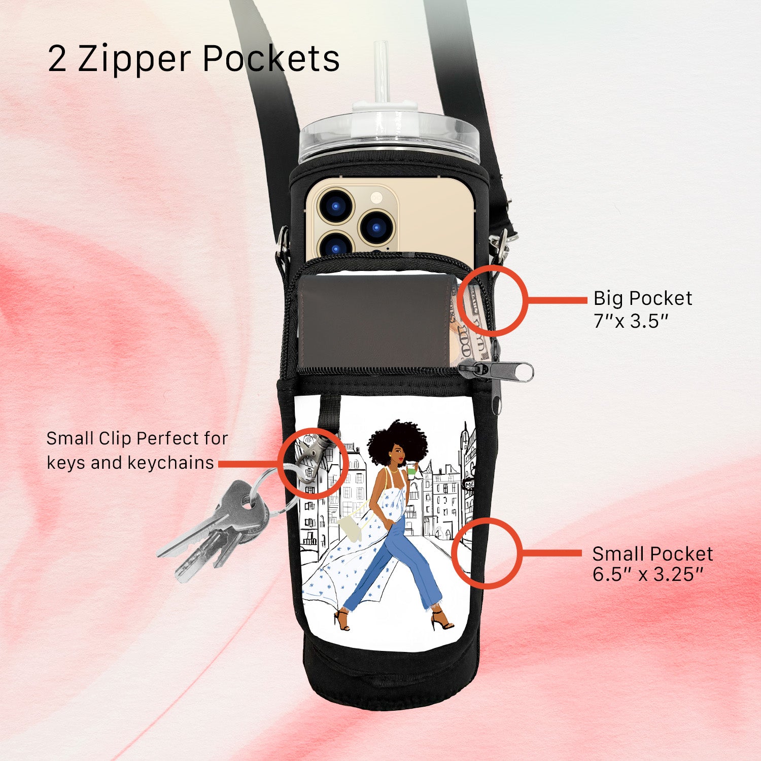 Mudcloth Tumbler Holder