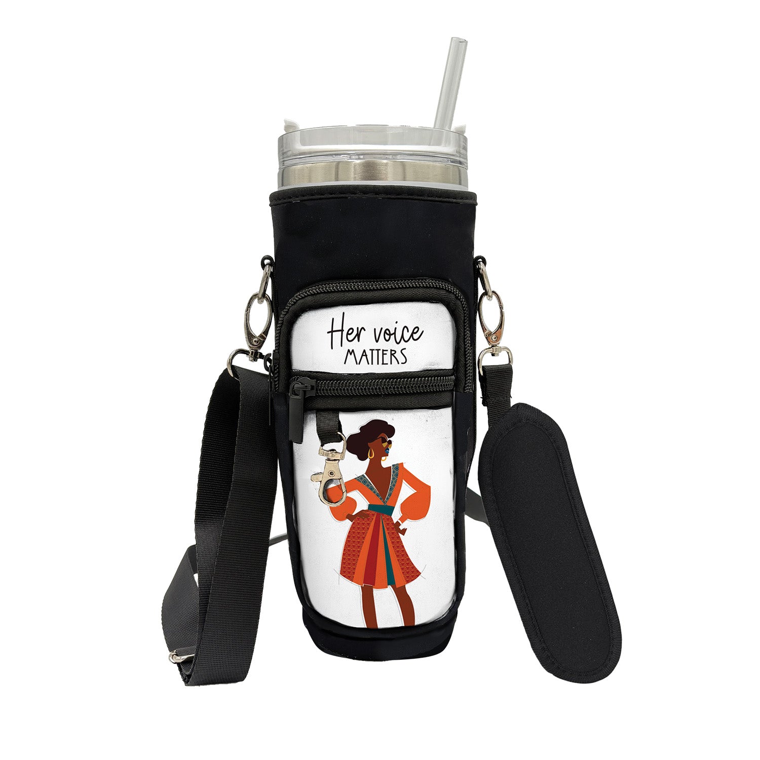 Her Voice Tumbler Holder