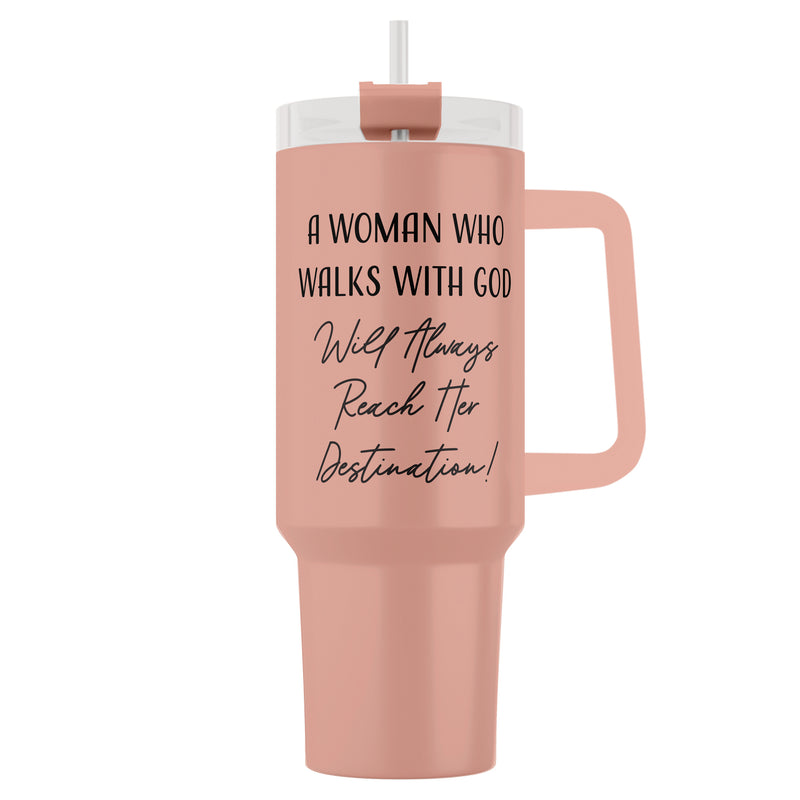 Woman with God Tumbler