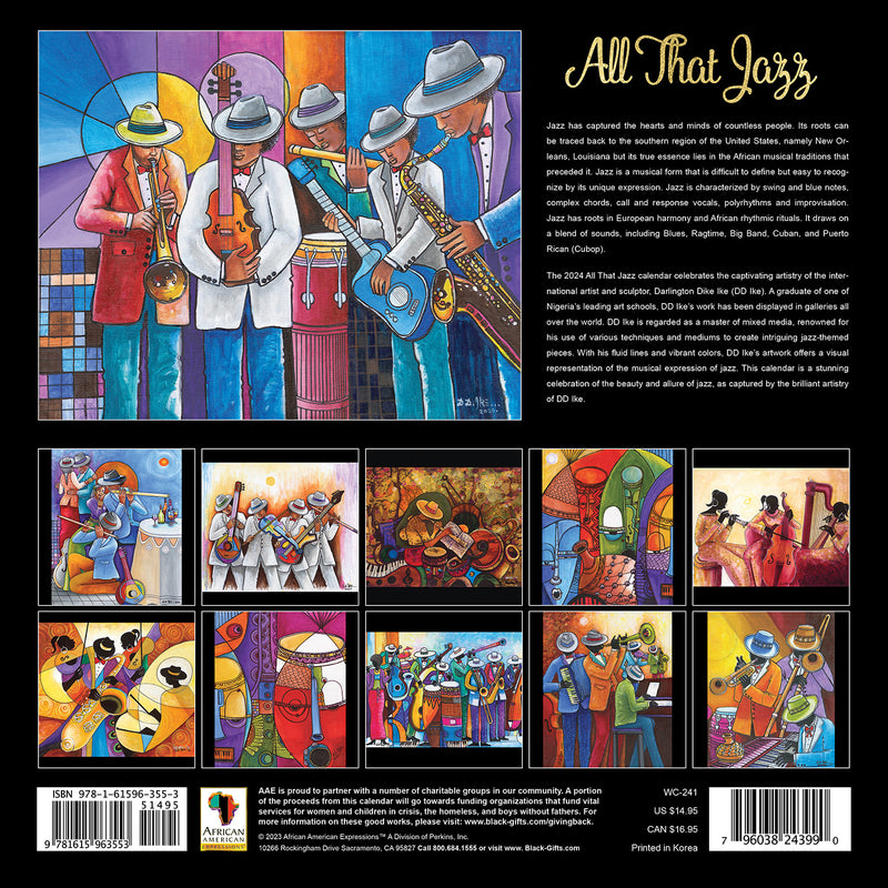 2025 All That Jazz Calendar