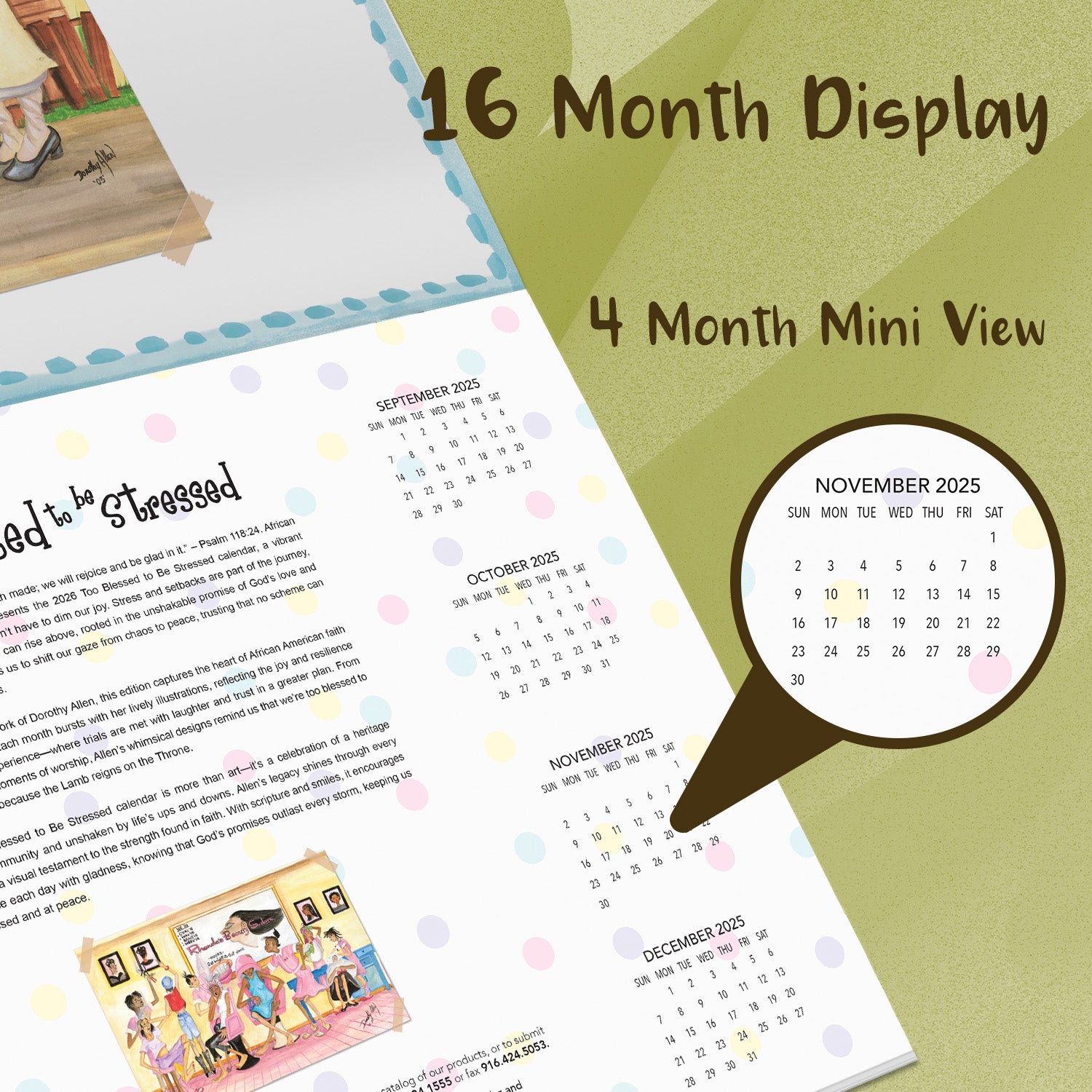 2026 Too Blessed Calendar