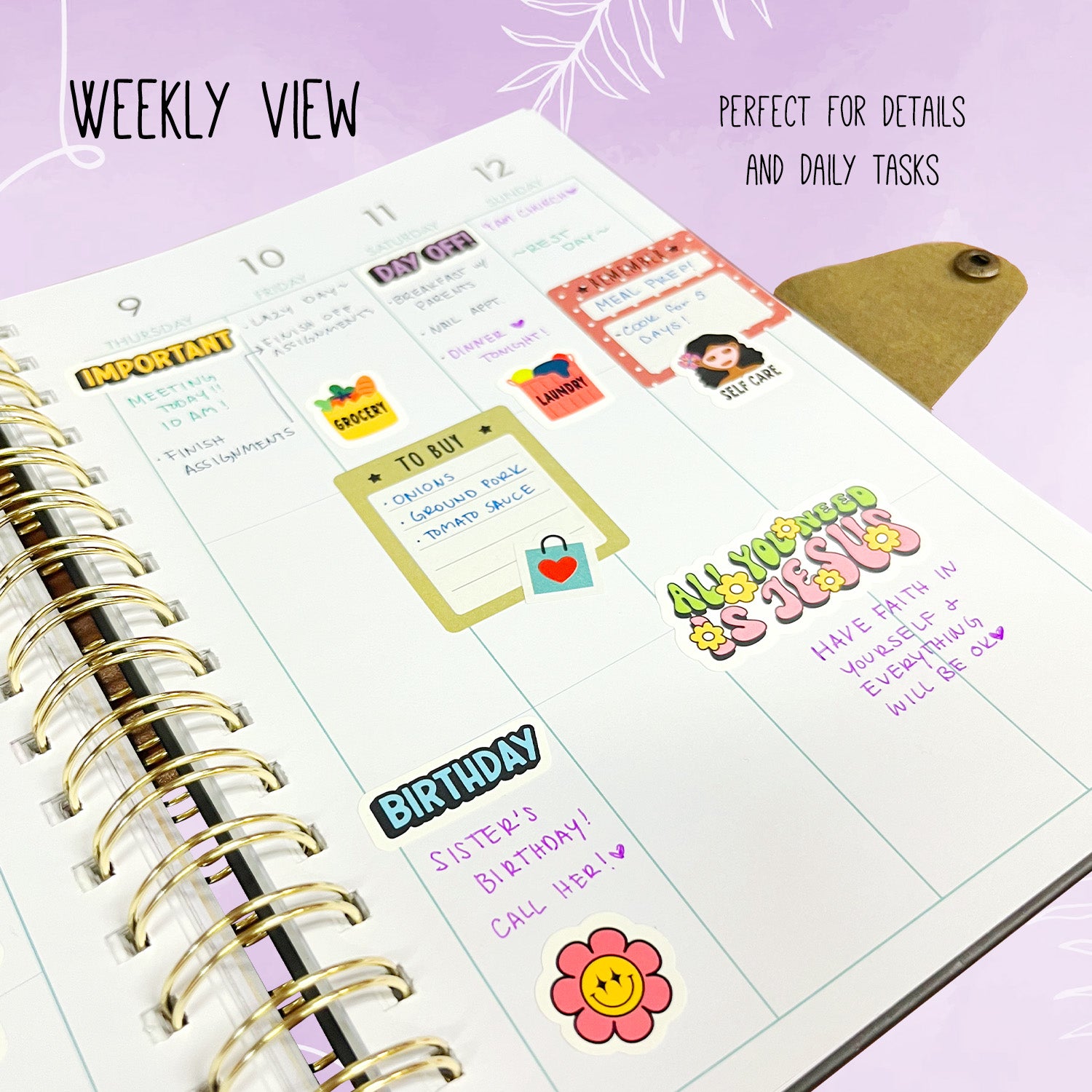 2026 Sister Friends Weekly Planner