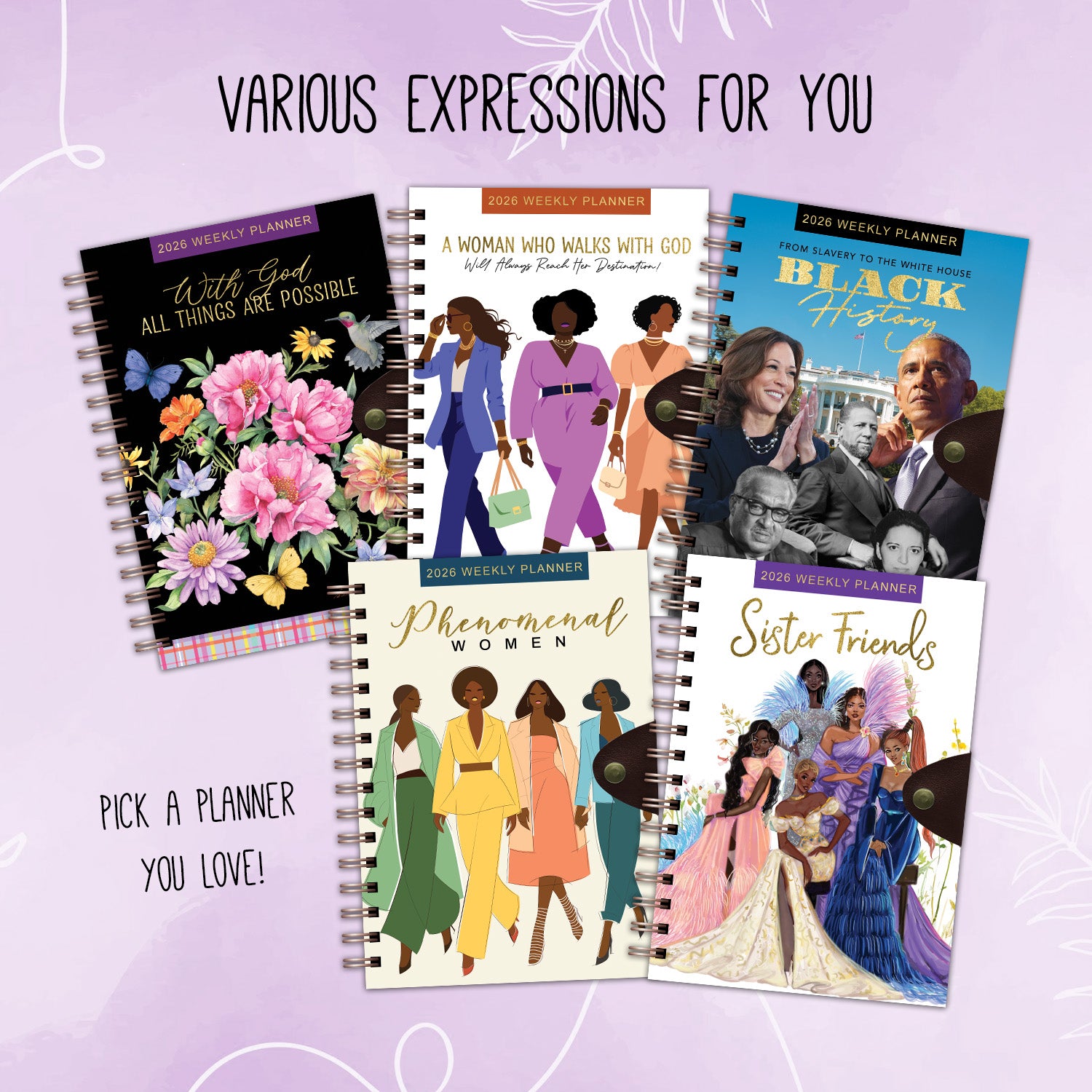 2026 Sister Friends Weekly Planner