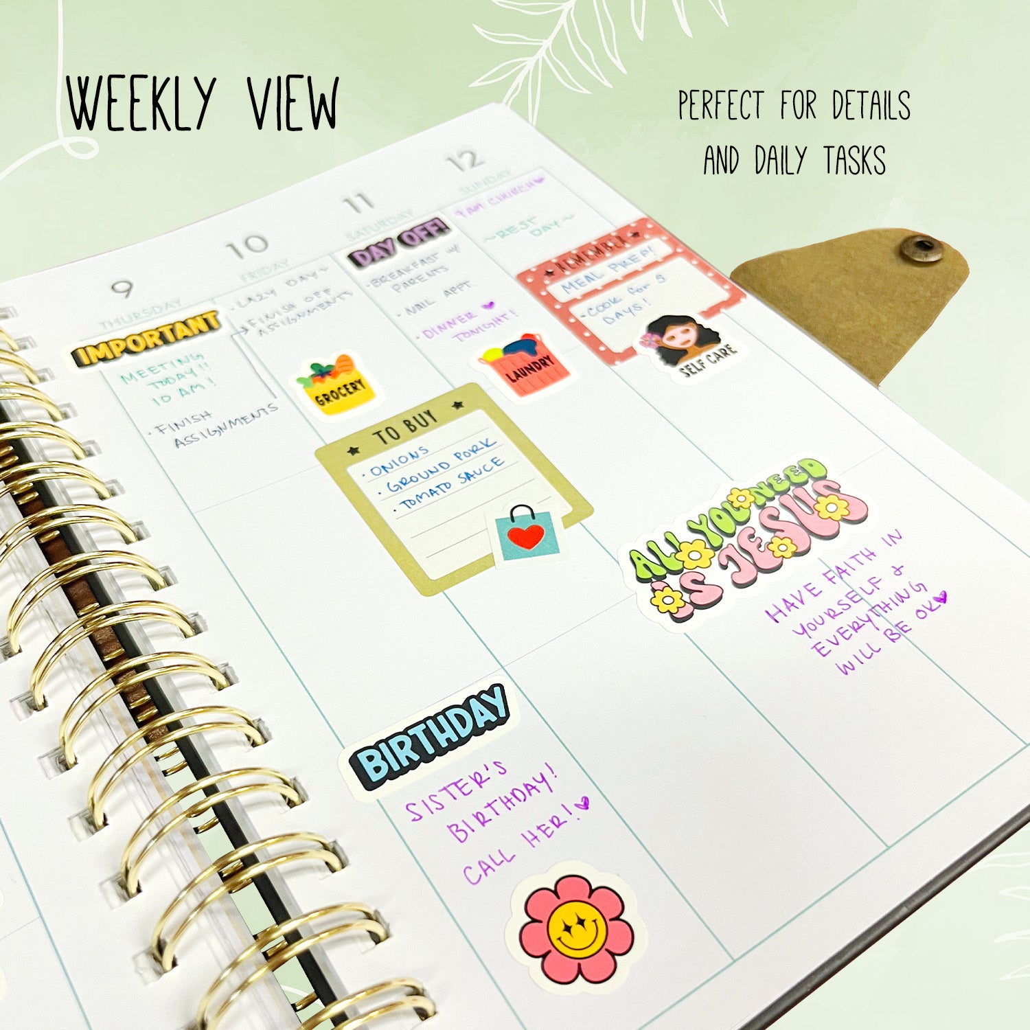2026 With God All Things Weekly Planner