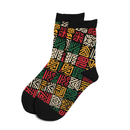 Roots Patterned Women's Quarter Sock