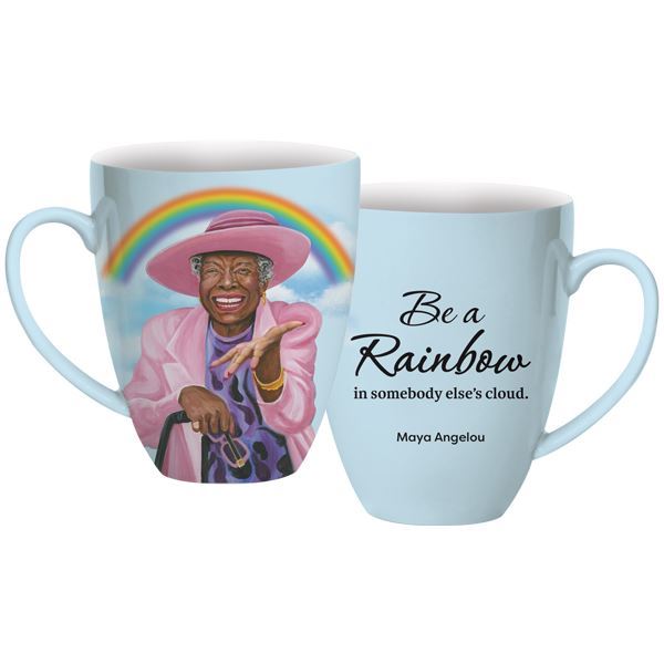 RAINBOW MAYA ANGELOU MUG
