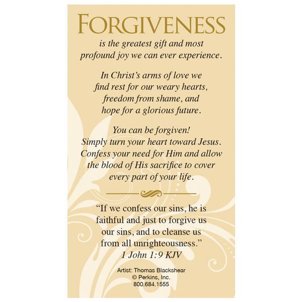 FORGIVEN (CHARIS) WITNESS CARDS 25/PK