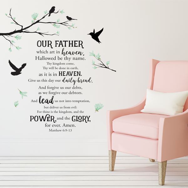 Lord's Payer Wall Art Decal