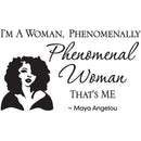 PHENOMENAL WOMAN WALL ART DECAL