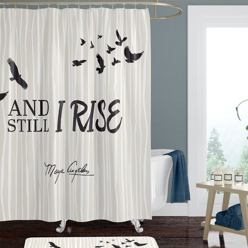 AND STILL I RISE SHOWER CURTAIN