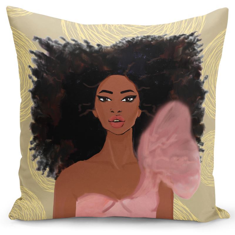 STRONG GIRL PILLOW COVER