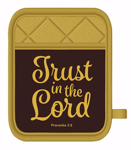 TRUST IN THE LORD MITT/POT HOLDER SET