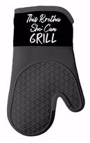 THIS BROTHA SHO CAN GRILL MITT/POT HOLDER SET
