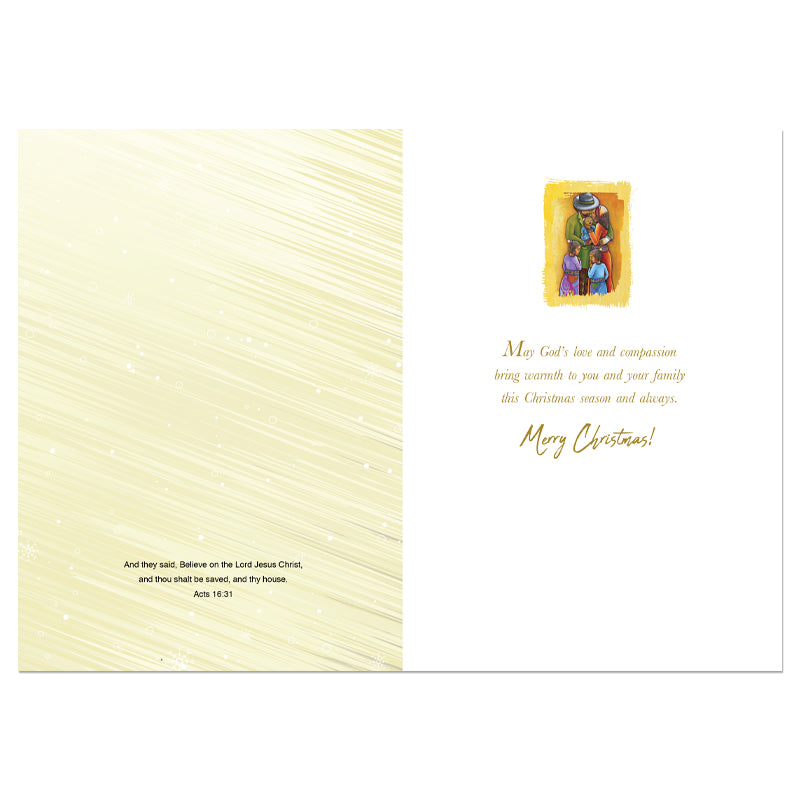 FAITH FAMILY LOVE CHRISTMAS CARD