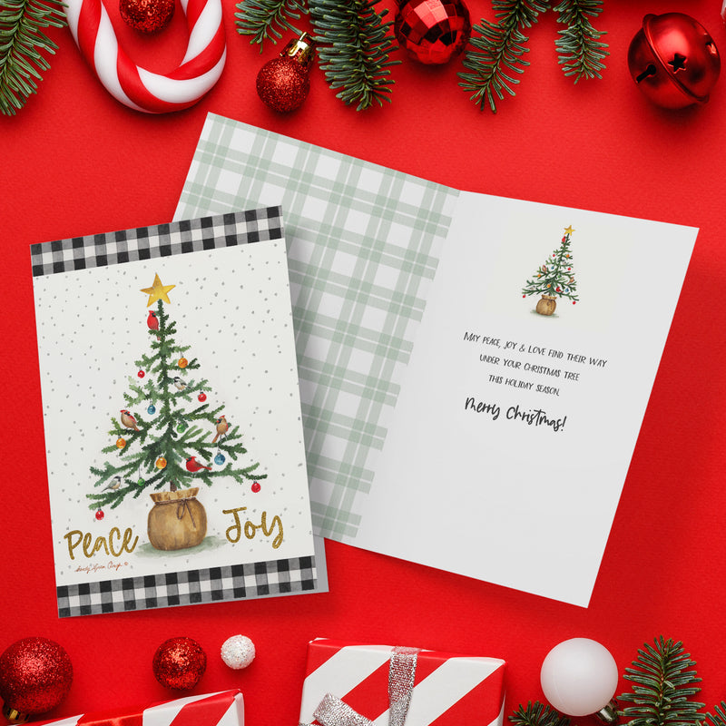 Joy Christmas Tree Christmas Card