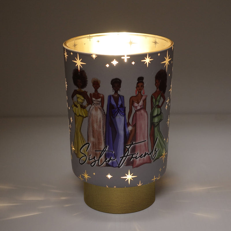 Sister Friends LED Candle