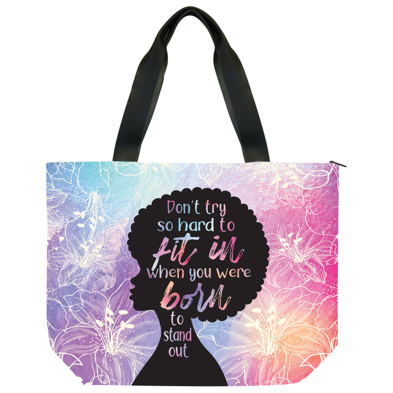 BORN TO STAND OUT CANVAS BAG