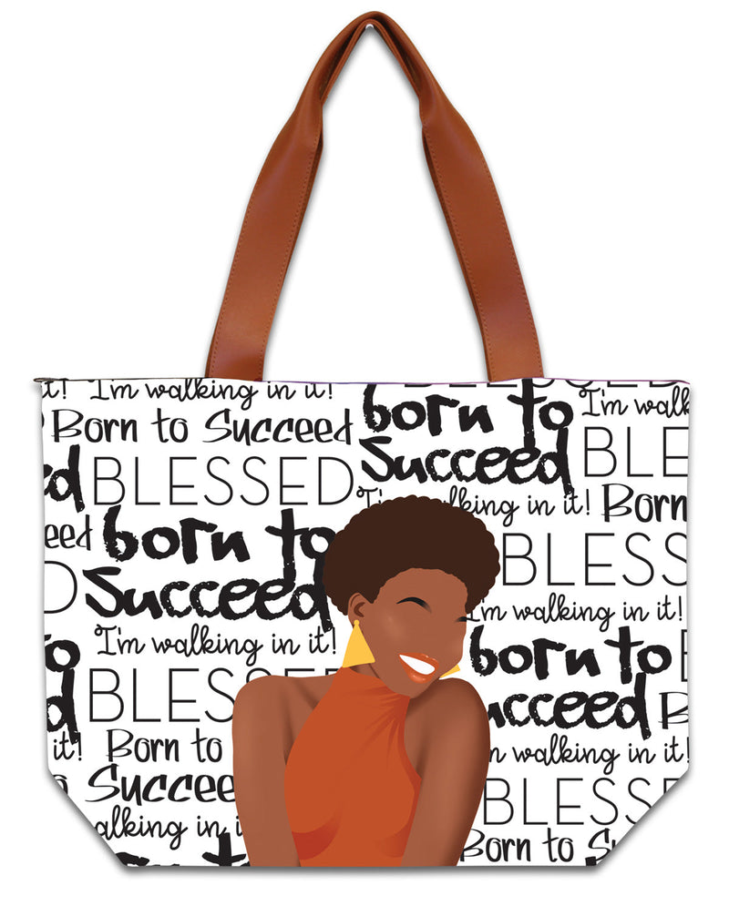 Born to Succeed Canvas Bag